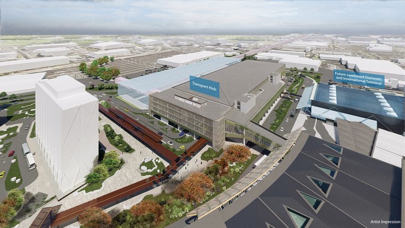 Auckland Airport Transport Hub project in Auckland Airport